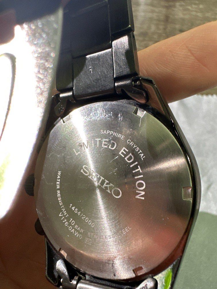 Seiko Solar V176, Luxury, Watches on Carousell