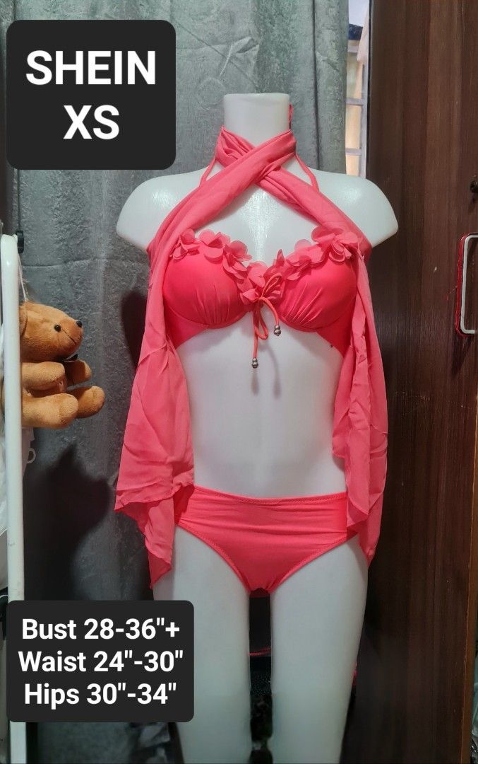 Shein swimwear size online chart