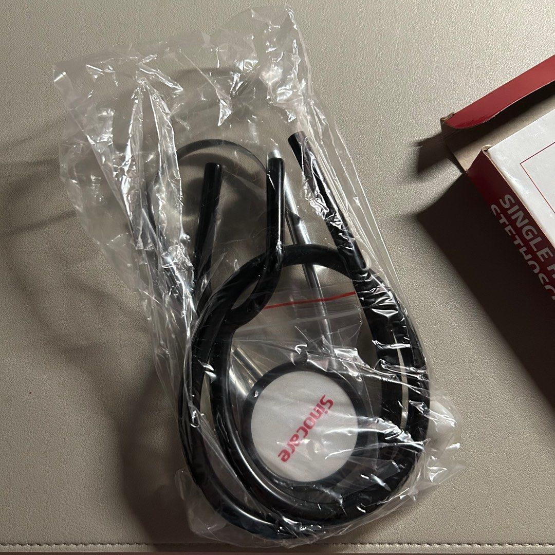 Sinocare Single Head Stethoscope (Category: Medical Supplies & Tools) located in Marikina City. Submitted by rosiebaebae (Listing ID 1287807571, Image 2). Description: - brand new and never been used - HUHU PLEASE KUNIN NIYO NA TO - LP: 300!!!! RFS: wrong stethoscope MOP: Gcash Shipping fee not included .