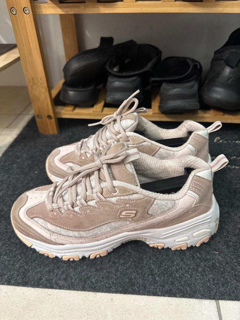 Skechers d'lites deals taupe