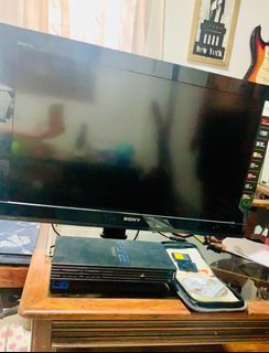 Sony Bravia 32” + PS2 complete package