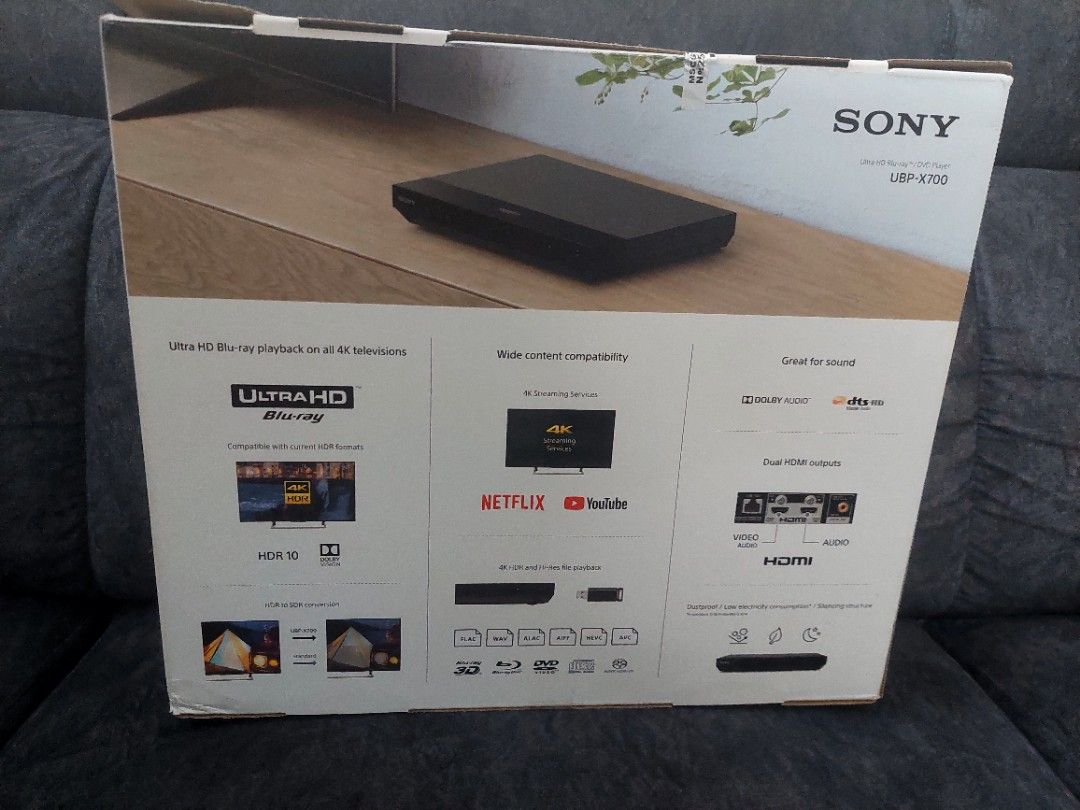 Reproductor Blu Ray Sony X700 4K