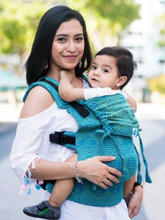 Soul full buckle carrier Onbuhimo Maze Umi Babies Kids Going