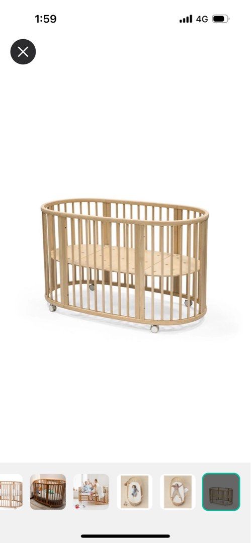Stokke sleepi crib dimensions on sale