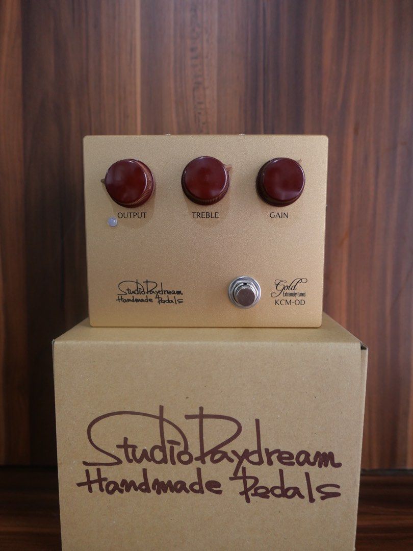 Studio Daydream KCM OD Gold Klon Overdrive Guitar Pedal not 