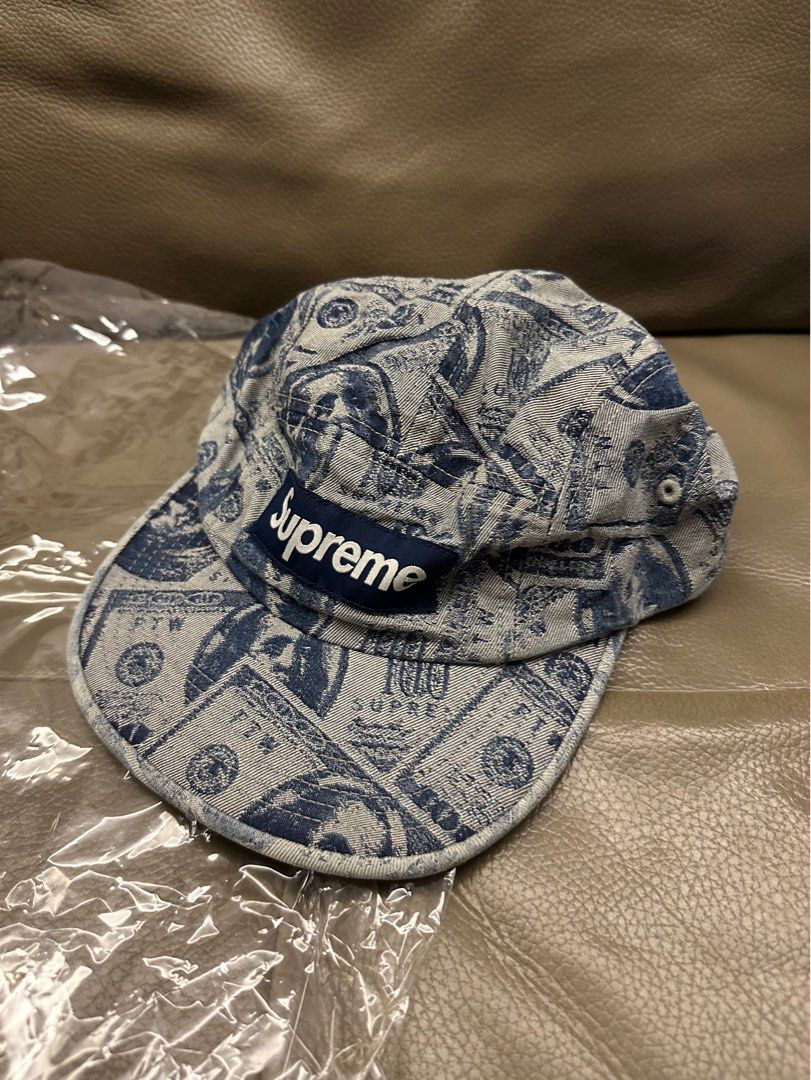Supreme dollar camp cap Carousell