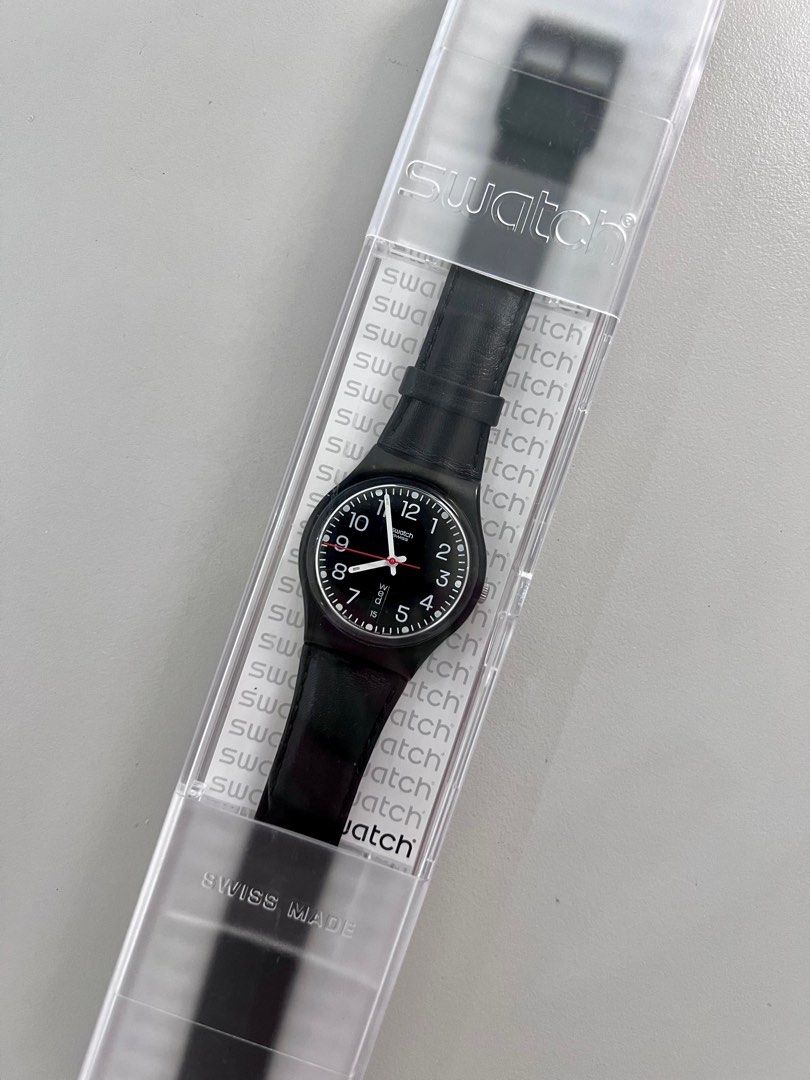 Swatch Watch (Category: Men's Watches) located in Caloocan City. Submitted by jayjayyyyyyyyyy (Listing ID 1287842977, Image 1). Description: Model: GB750 Red Sunday Leather Strap Case Size: 34mm Case Thickness: 8.75mm Case Height: 39.20 mm Unisex Watch In excellent condition, rarely used Comes with Swatch Plastic Case Doesn’t have a battery. You can take it to any Swatch store, and they’ll replace the battery for FREE! Can do meet up in SM Sangan