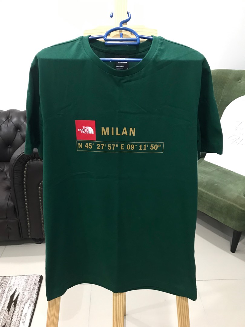 The North Face Milan GPS Coordinates T shirt Men s Fashion