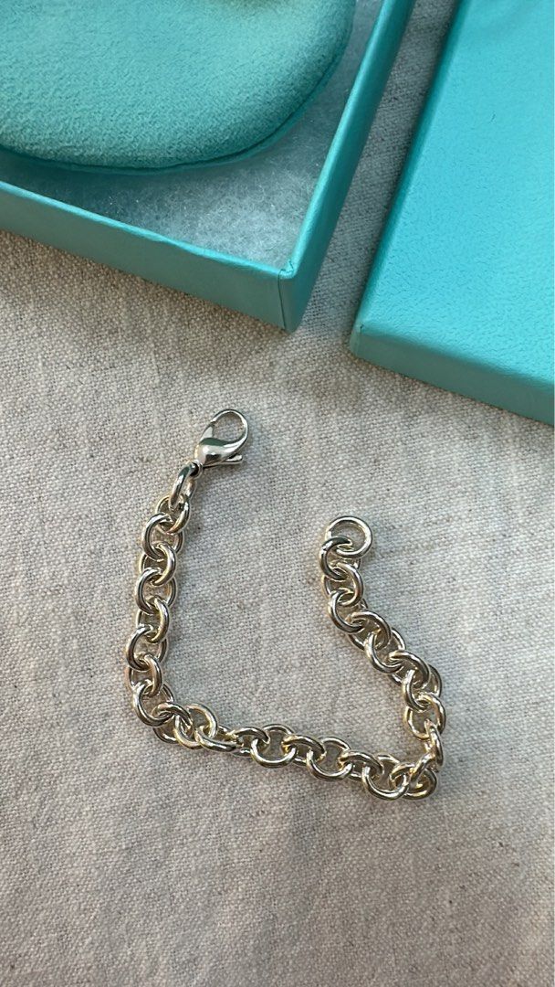 Round link bracelet tiffany top