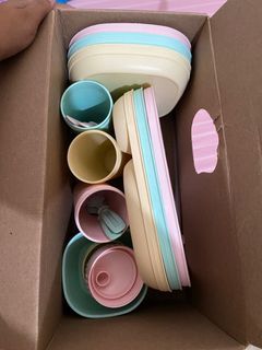 Toddler Utensils Set (Plate, Spoon and Fork, Glass/Tumbler)
