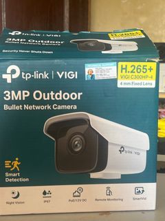 TP LINK VIGI C300HP - 4mm 3MP OUTDOOR BULLET NETWORK CCTV WEATHER PROOF CAMERA