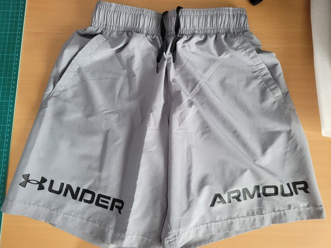 Under Armous shorts grey Men s Fashion Activewear on Carousell