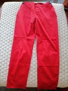 Cheap red pants online