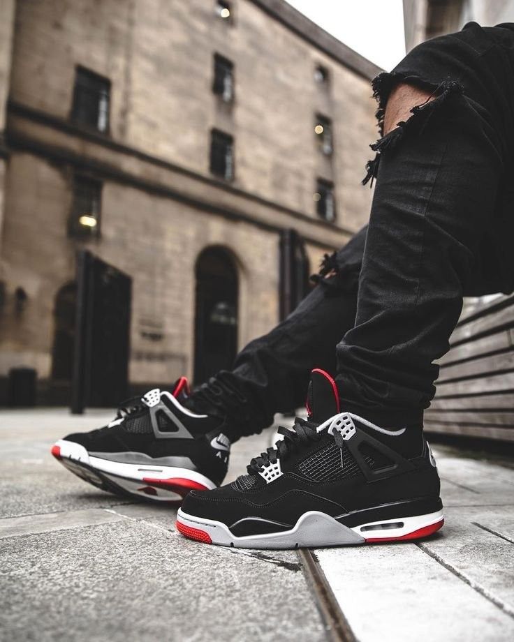 US8 8.5 9 9.5 10 Air Jordan 4 Bred Reimagined