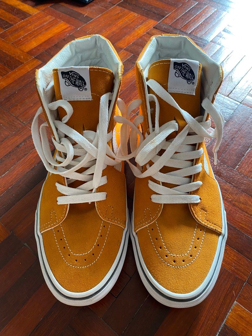 Orange vans high tops online
