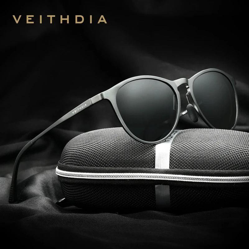 VEITHDIA Aluminum HD Polarized Sunglasses Men Driving Sports Fishing Sun  Glasses