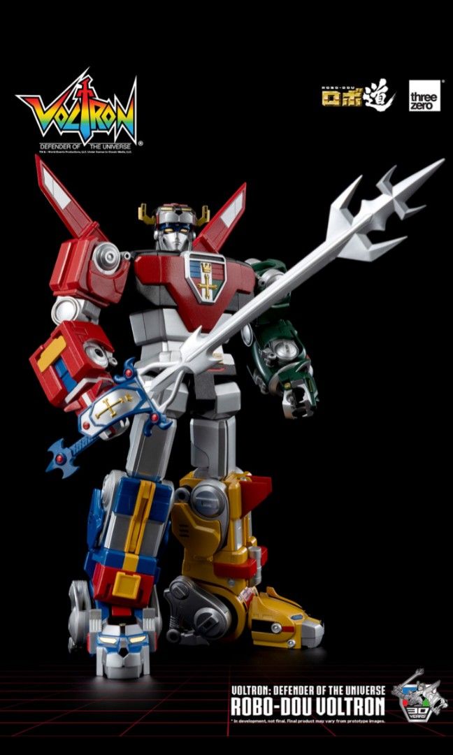 Voltron - threezero (Category: Toy Figures) located in Singapore. Submitted by tawtawtalon (Listing ID 1287724034, Image 6). Description: Original from Threezero original box never displayed checked quality - 💯% negotiable full details here: https://www.threezerohk.com/product/voltron-defender-of-the-universerobo-dou-voltron/.