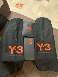 Y-3 Qasa Shoe Dust Bag, Extra Lace and Box