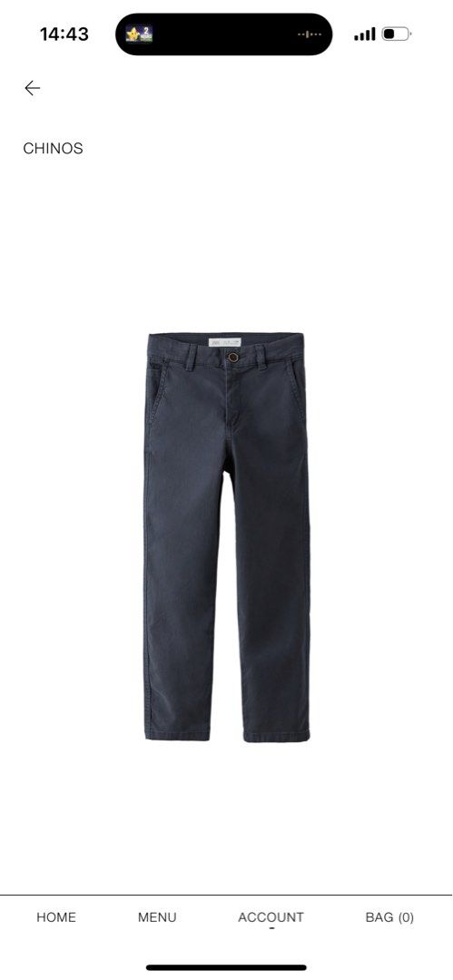 Zara Boys Chinos Size 7 Babies Kids Babies Kids Fashion on Carousell