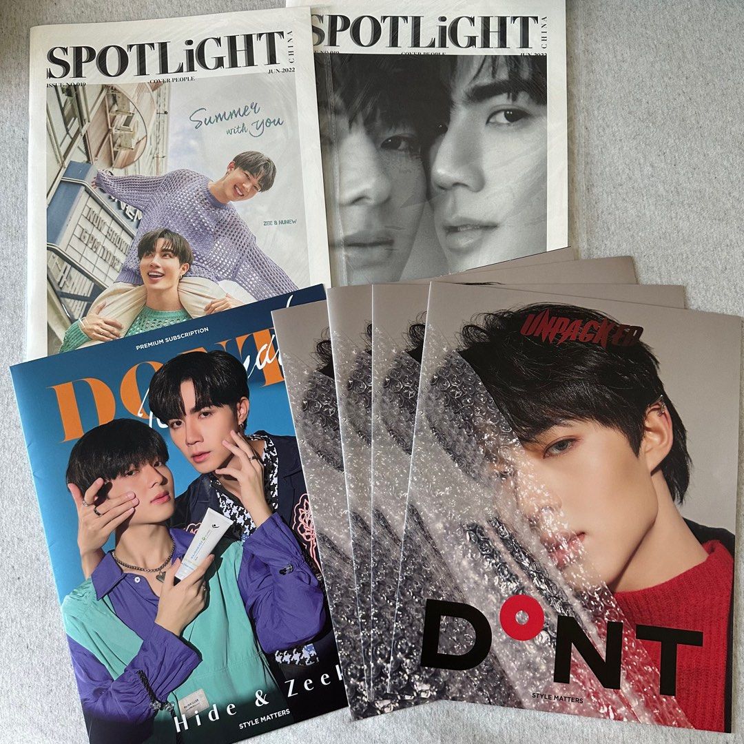 予約受付中 YouTube 【雑誌】Spotlight 現貨] : ZeeNuNew 雑誌