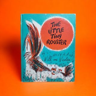 63 year old vintage Funkadelic artwork children's book: The Little Tiny Rooster by Will & Nicolas