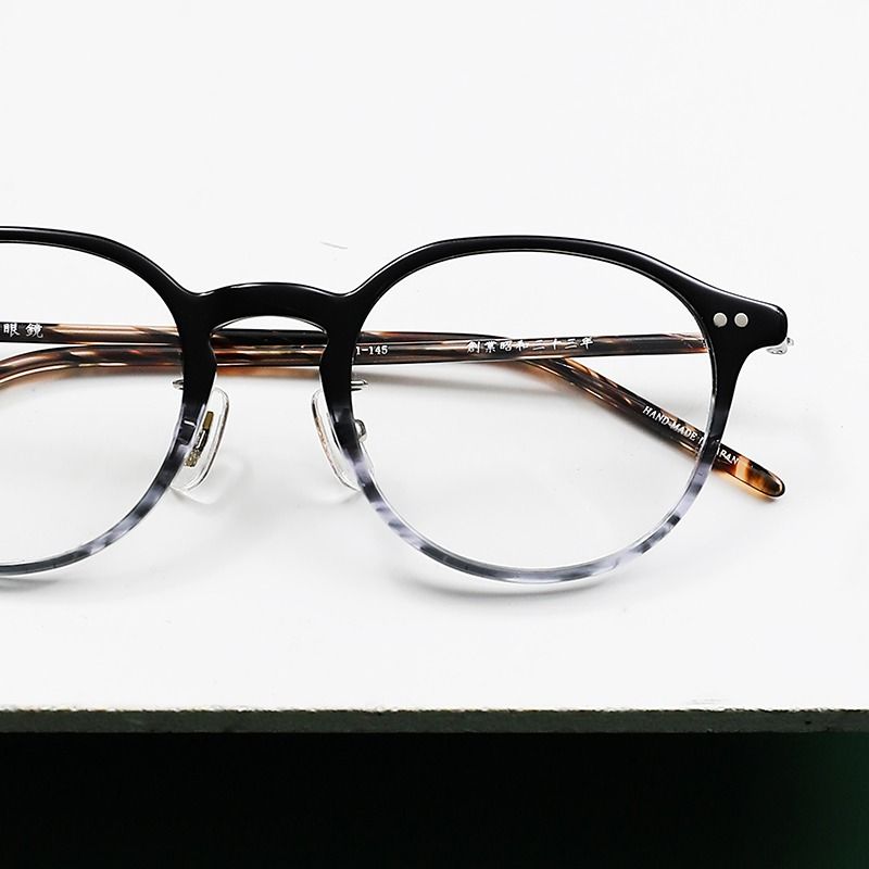 金子眼鏡KC78 GYH 賽璐珞Celluloid , SIZE: 49-19-145, 男裝, 手錶及