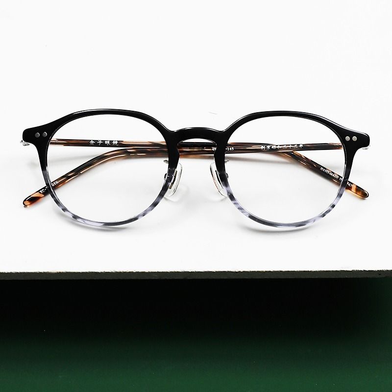 金子眼鏡KC78 GYH 賽璐珞Celluloid , SIZE: 49-19-145, 男裝, 手錶及