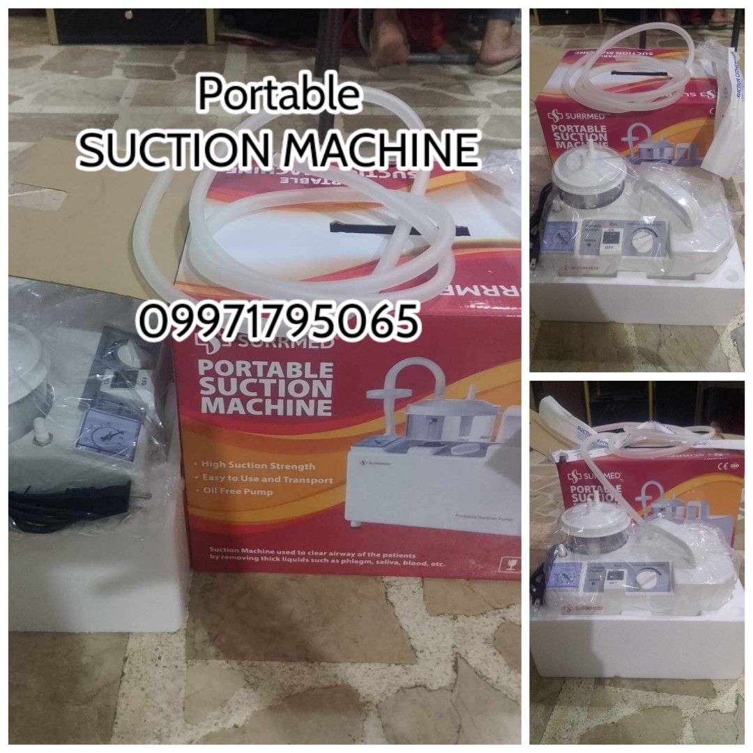 @_Suction_machine (Category: Health Monitors & Weighing Scales) located in Quezon City. Submitted by jejecel (Listing ID 1288170673, Image 1). Description: Available ‼️📌 SUCTION MACHINE 📌📌‼️ ▪️Brandnew ▪️High Quality ▪️Heavy duty Mode of payment ▪️Cash on delivery (COD) ▪️Gcash payment ▪️Bank transfer 📲📨 [0 9 9 7 1 7 9 5 0 6 5] 💯Legit Online Seller Pm for more info... Thank you & God bless.