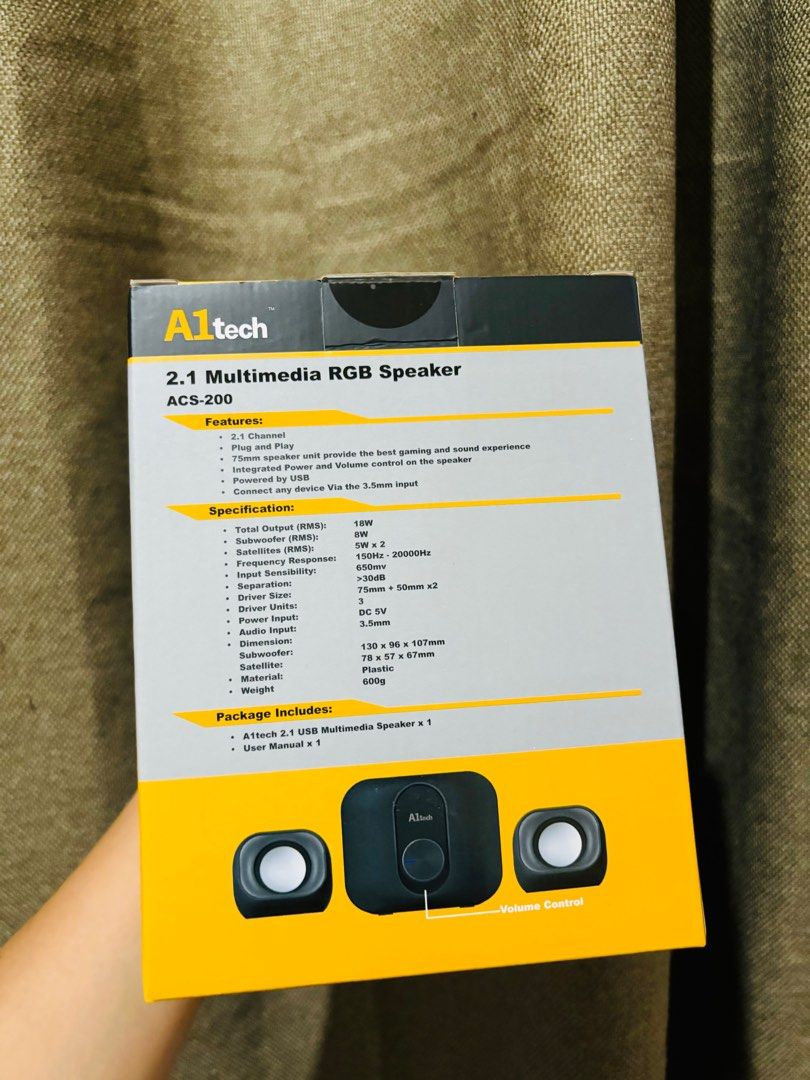 A1 tech speakers, Audio, Soundbars, Speakers & Amplifiers on Carousell