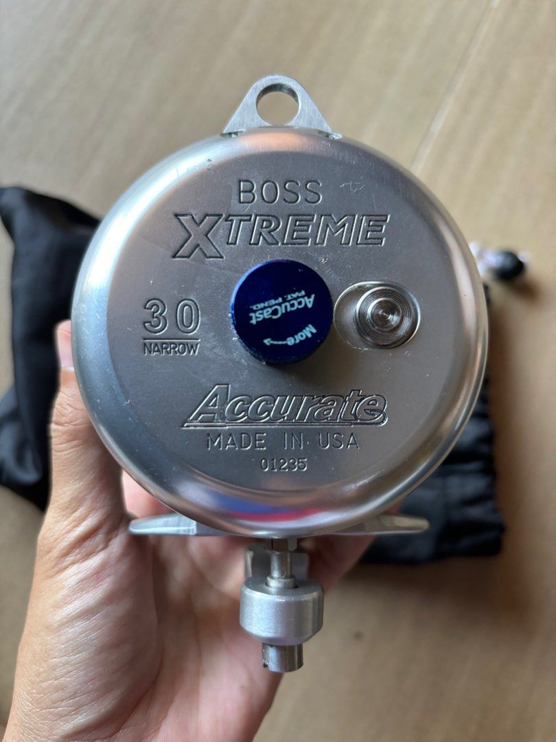 Accurate Boss Xtreme 30 Narrow Saltwater Fishing Reel, Sports