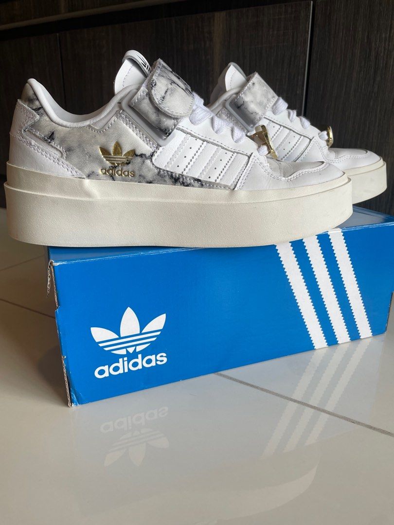 adidas gazelle silver green womens Balenciaga x Adidas Men's Track Forum White / Blue Low Top Sneakers