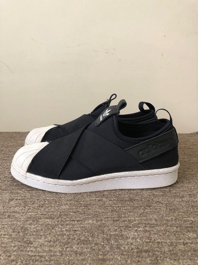 Adidas Superstar Slip On Shoes Black Size 5 US Womens