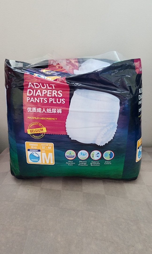 Premium Adult Diaper Pants (M-Size), Health & Nutrition, Assistive
