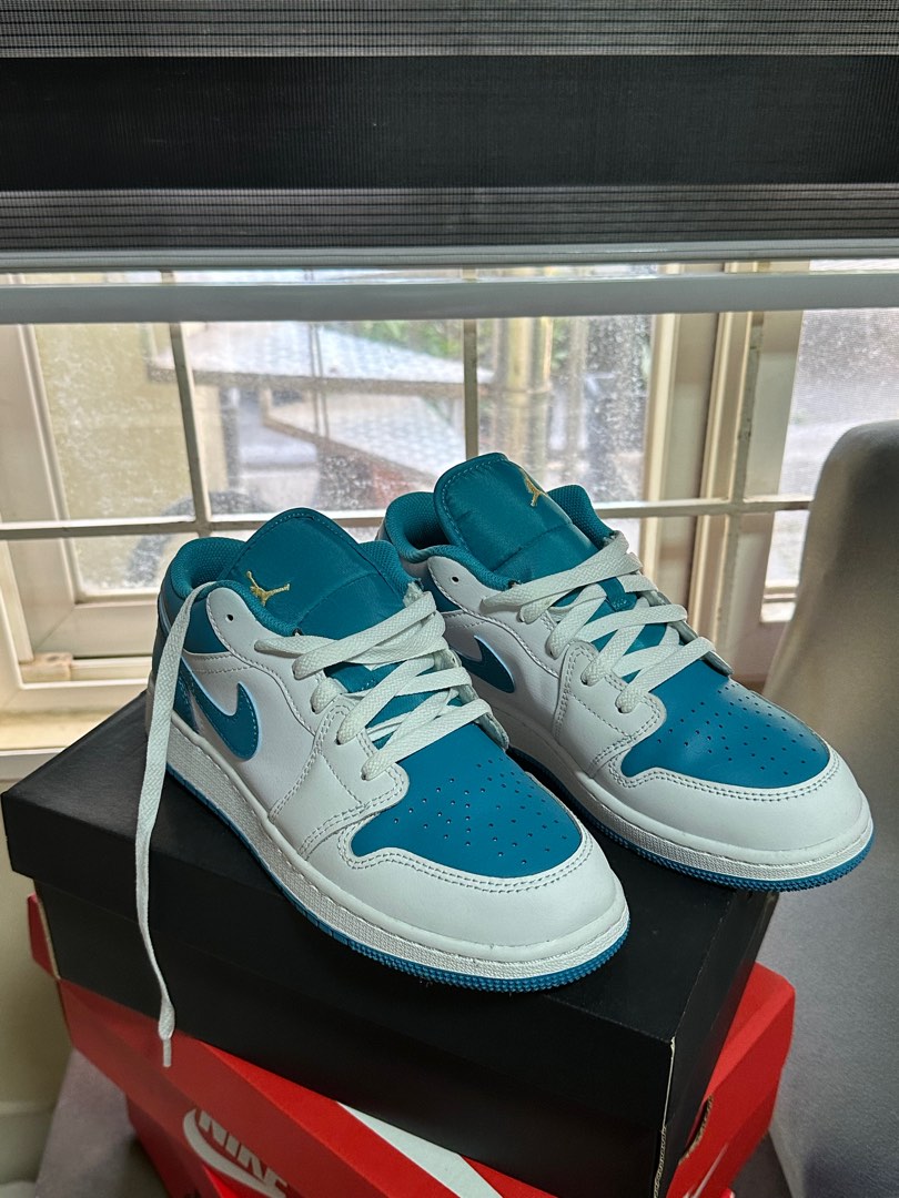 Air Jordan 1 Low (Aquatone), Men's Fashion, Footwear, Sneakers on ...