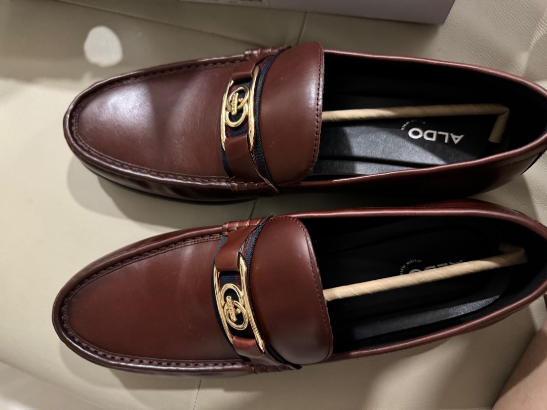 Aldo Premise Men Loafers Dark Red Men s Fashion Footwear Dress