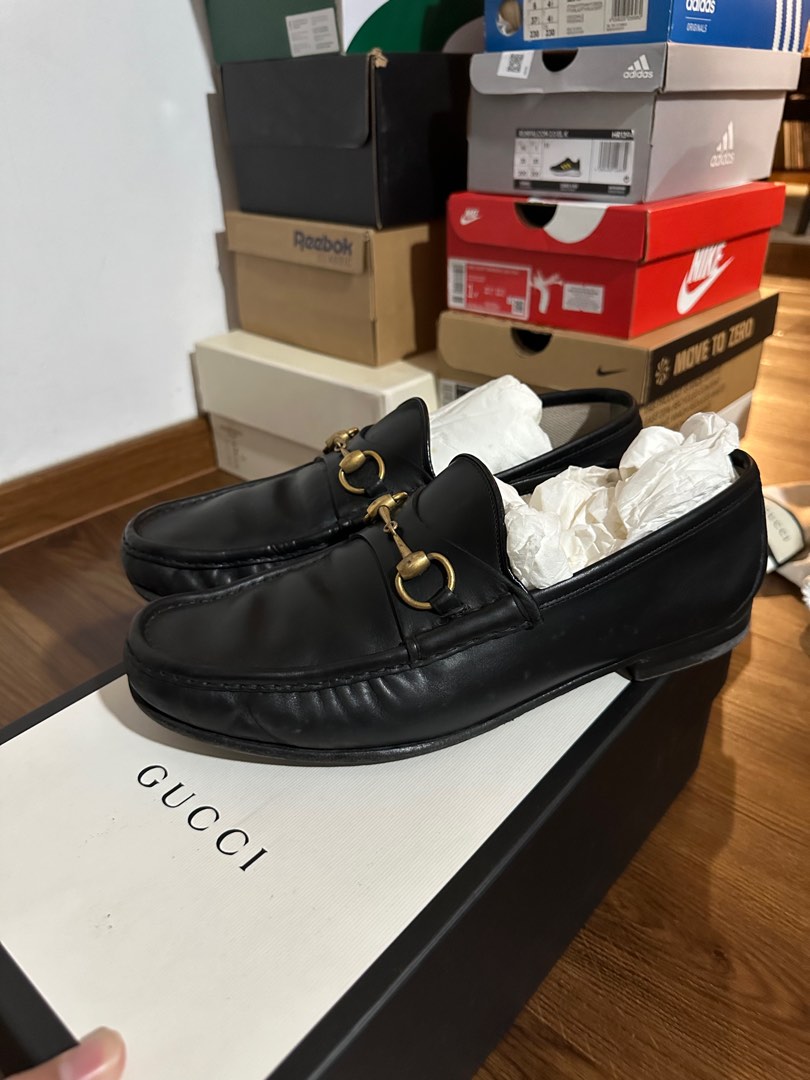 Authentic Gucci Roos Horsebit Loafers Luxury Sneakers Footwear on Carousell