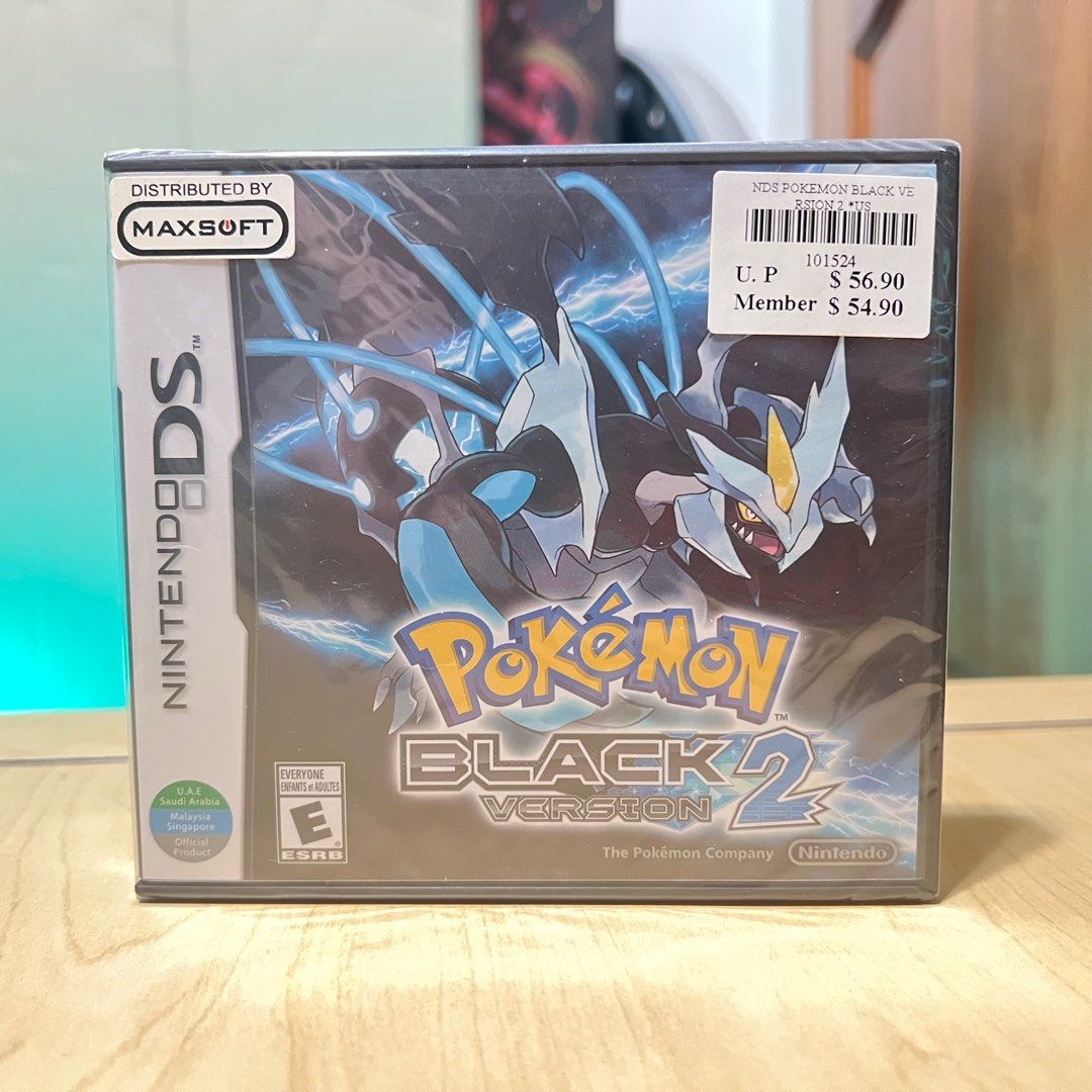 Brand New]Authentic Pokemon Black version for Nintendo DS 3DS