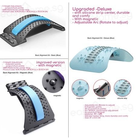 Back Alignment Kit / Lumbar Support Ergonomic Tool Waist Spine Back ...