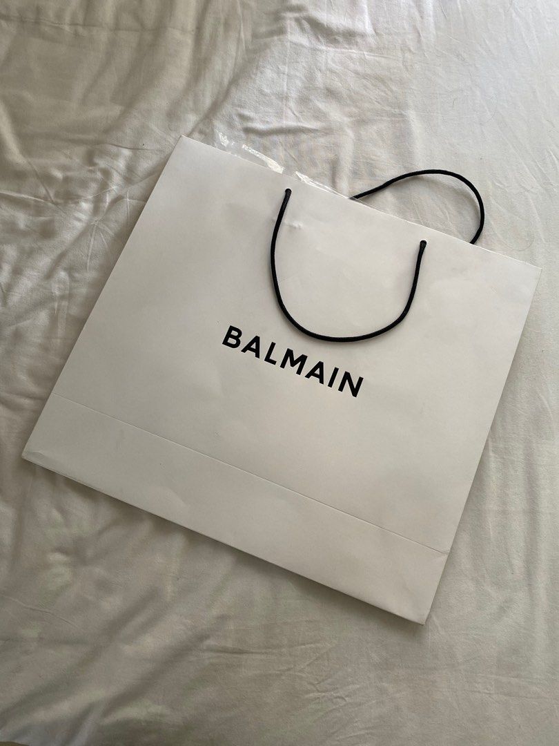 Balmain paper bag clearance