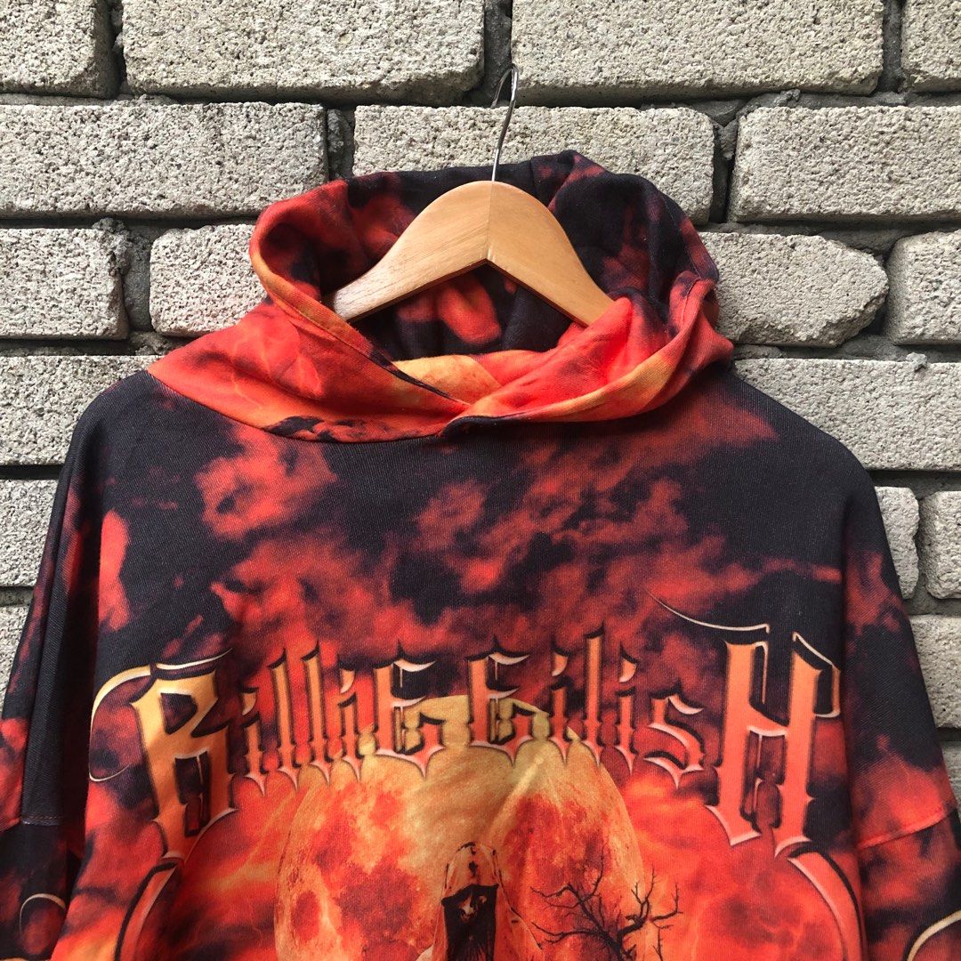 Billie eilish 2025 flame hoodie