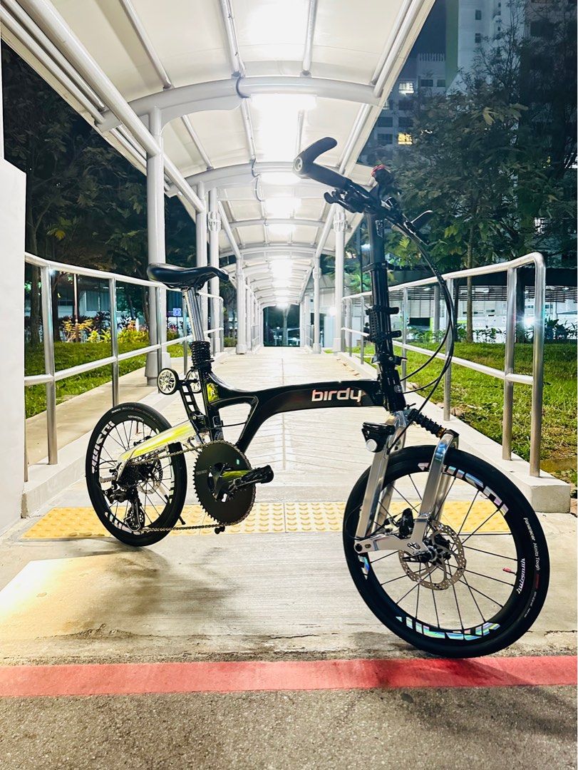 Birdy R20 Performance Foldable Bike 11 Speeds Birdy 3 Folding Bicycle Black Silver Sports Equipment Bicycles Parts Bicycles on Carousell