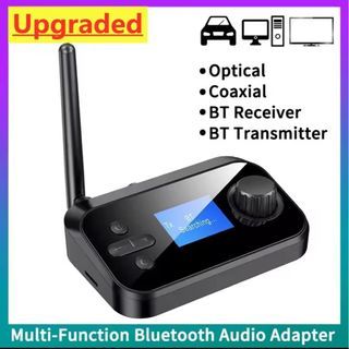 Bluetooth 5.0 Transmitter Receiver Stereo AUX 3.5mm Jack RCA Optical Coaxial Handsfree Wireless Audio Adapter TV PC Car Speaker CPD