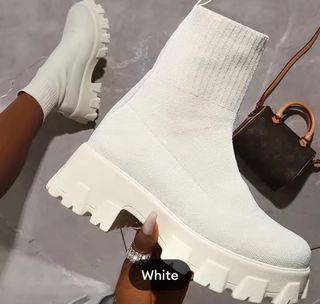 White booties sale shop