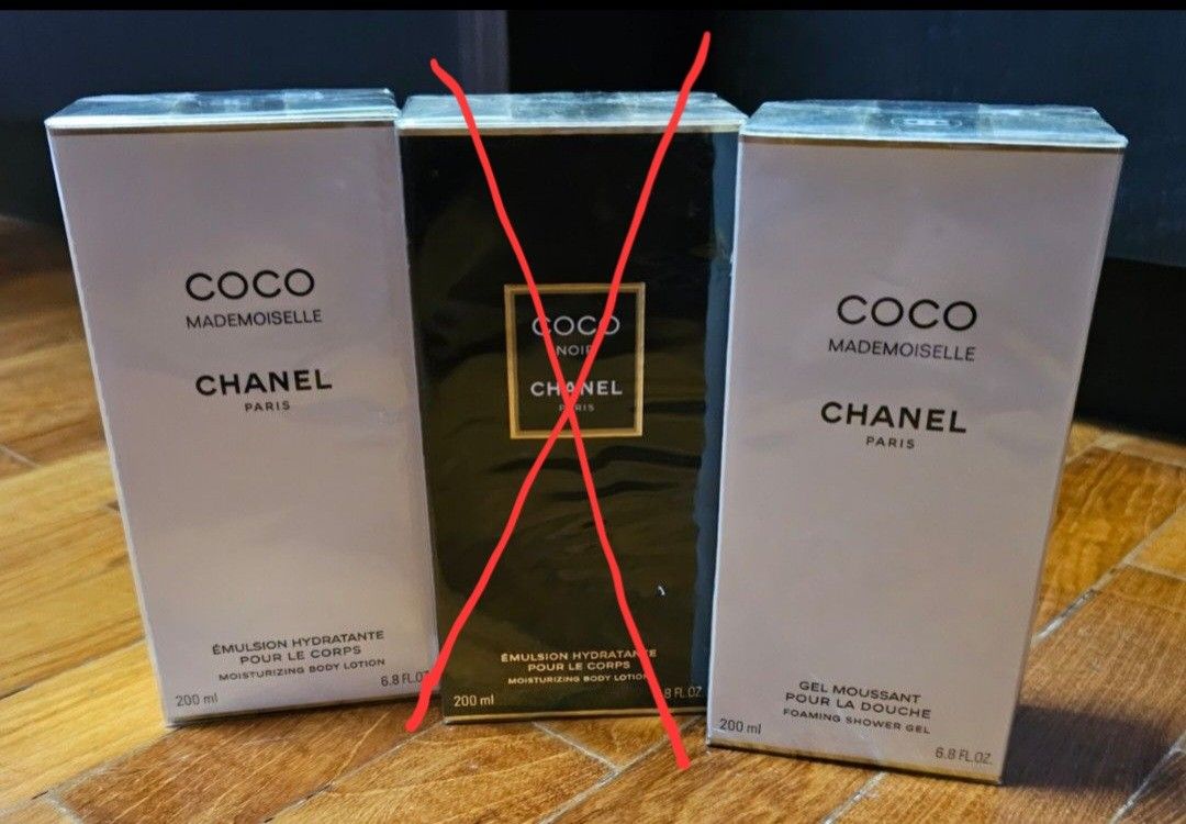 Body Lotion Chanel Noir Shower Gel BNIB Authentic Coco