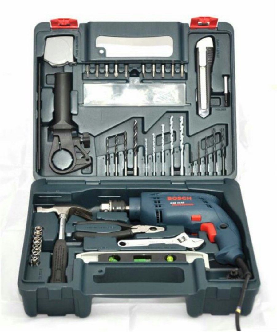 Bosch gsb 500w 2025 500 re tool set