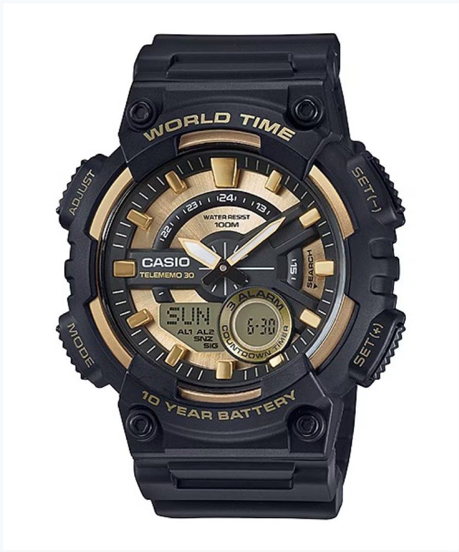 Brand new Casio Analog digital combination watch AEQ 110BW 9AV