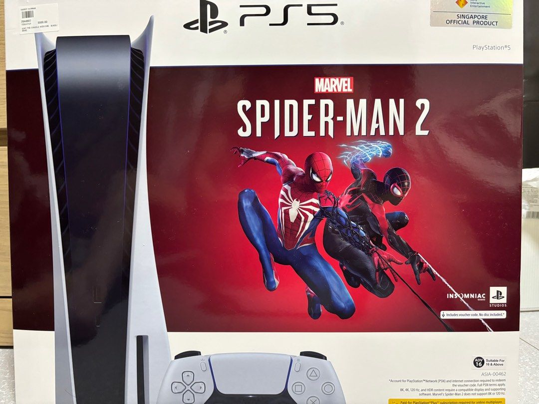 PlayStation 5 Console – PS5 Slim 1TB Disc – Marvel's Spider-Man 2 Bund