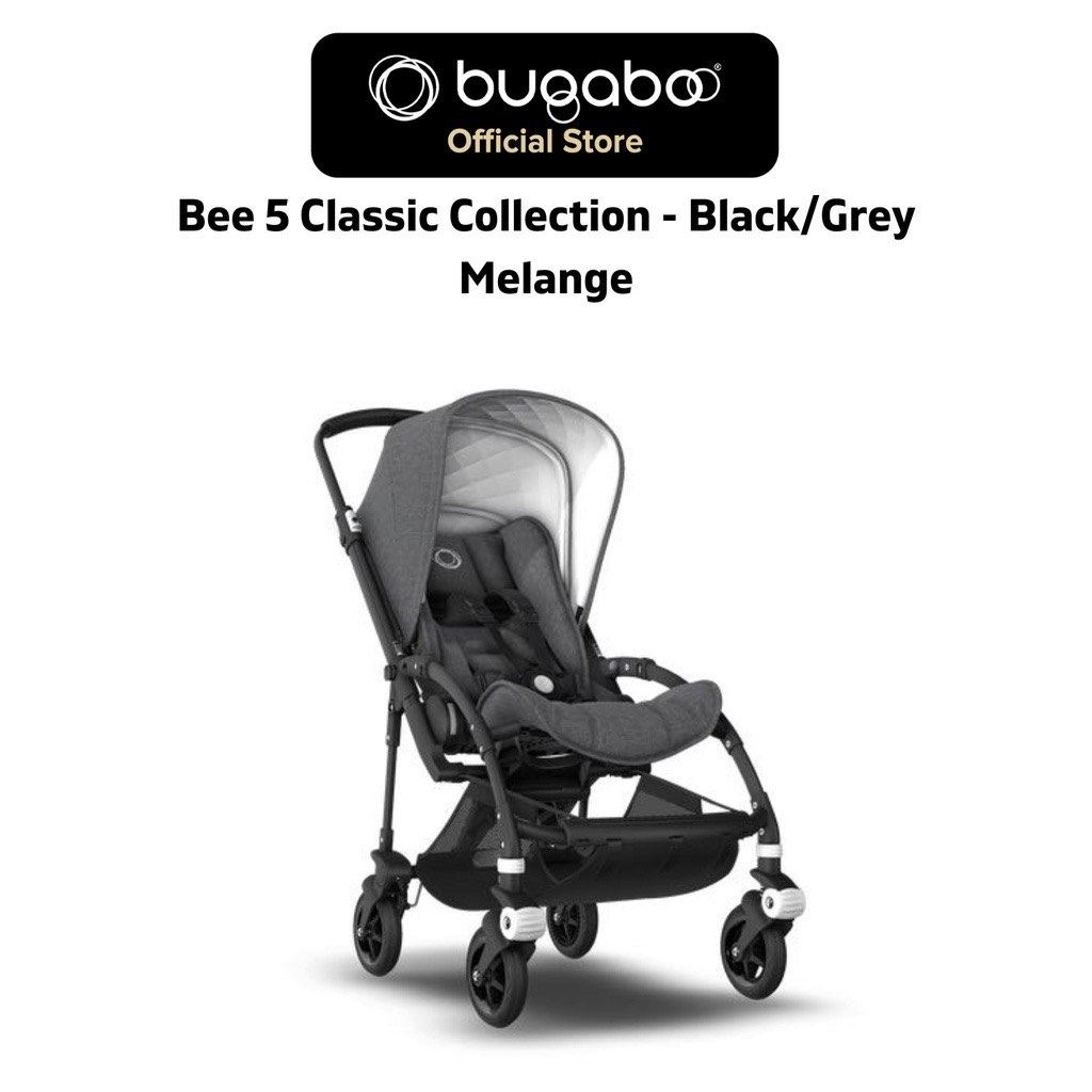 Bugaboo bee 5 classic grey melange store