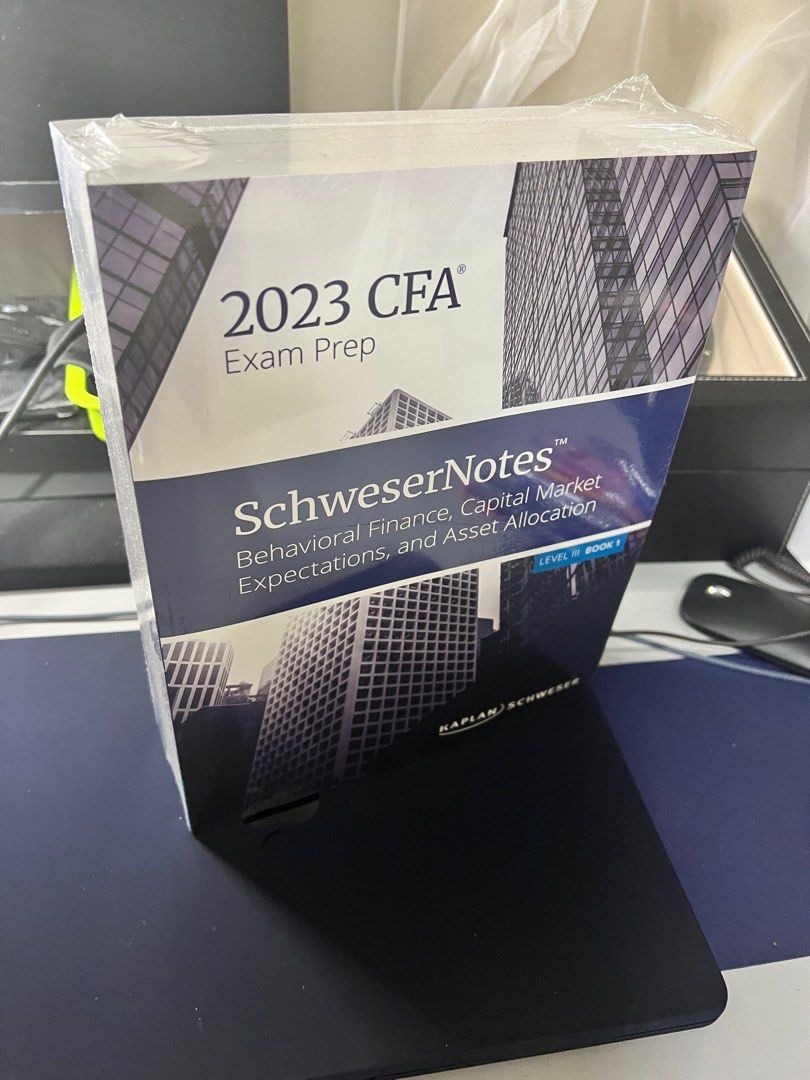 CFA level 3 Kaplan book 1 - 5 (全新未開封） edition 2023 (適用2024 