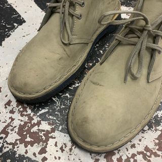 Clarks earth tone suede high cut boots